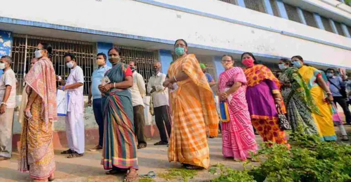 পশ্চিমবঙ্গে পঞ্চম দফার ভোটগ্রহণ শুরু