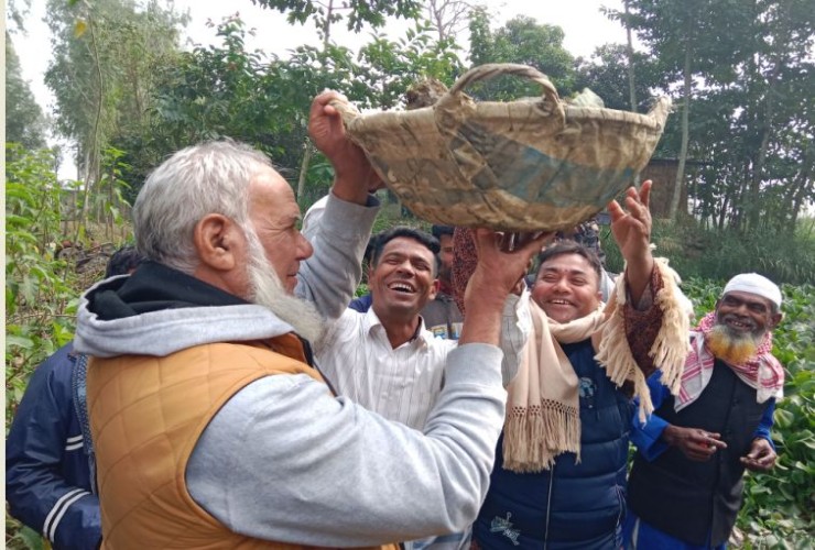 দিরাইয়ে এএসডির উদ্যোগে রাস্তা নির্মান কাজ উদ্বোধন