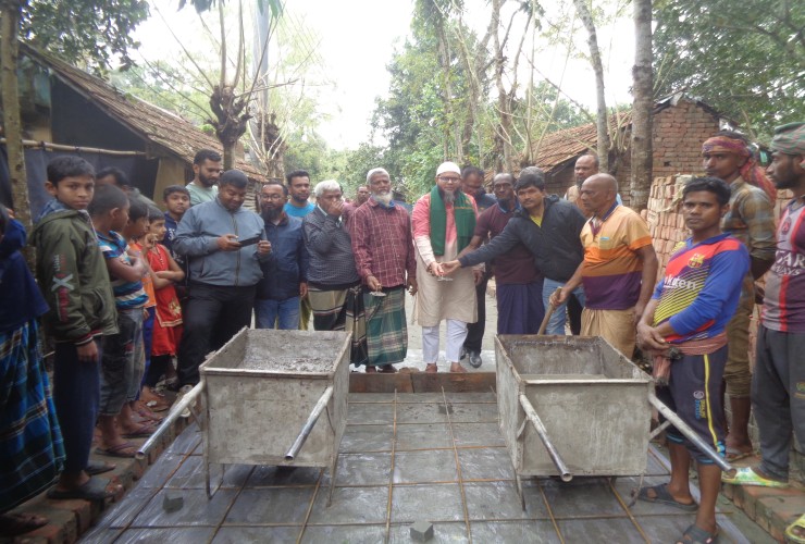 সাতক্ষীরা পৌরসভার সকল রাস্তা ও পরিকল্পিত ড্রেনেজ ব্যবস্থা করা হবে